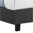 thumbnail image 6 of Picket House Furnishings Emery Upholstered Twin Platform Bed, Charcoal, 6 of 7
