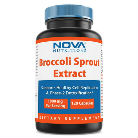 Nova Nutritions Broccoli Sprout Extract 1000 mg 120