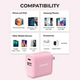 thumbnail image 6 of Liquipel Powertek 20W A/C Combo Wall Charger Twizzler - Pink, 6 of 7