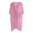 thumbnail image 3 of Women's Kimono Swimsuit Coverups Lightweight Summer Casual Open Front Cardigans(RD1,XXXXL), 3 of 3