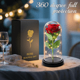 thumbnail image 5 of Qoosea Forever Rose Red Roses with LED Lights, Eternal Flowers Flores, Mothers Day Gifts, Party Birthday Flowers Christmas Decorations, Valentine's Day Gifts, 5 of 8