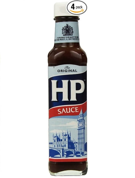 HP Brown Sauce England, 9Ounce Bottles (Pack of 4)
