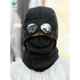 thumbnail image 4 of Deago Trooper Trapper Hat Winter Windproof Ski Hat with Glasses and Mask Warm Hunting Hats for Men Women (Black), 4 of 9