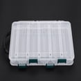 thumbnail image 1 of Cajas para Se?uelos, Doble Cara A Prueba de Agua Visible de Plástico Claro Pesca Se?uelos de Pesca Cebos Ganchos Accesorios de Pesca Caja de Almacenamiento de Accesorios Contenedor(10 ranuras) Ecomeon no, 1 of 5