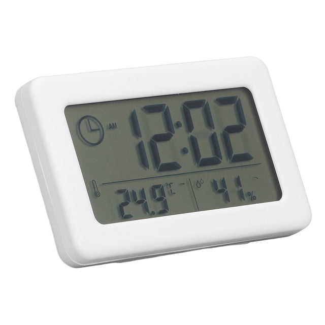 Digital Alarm Clock, Simple Mini Portable Practical Light Weight Sturdy Durable Alarm Clock Special Mirror Design For Hotel For Home For Office