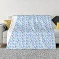 thumbnail image 3 of Throw Blanket for Couch, purple Shiny Fish scale Super Soft Fuzzy Comfy Warm Throw Blanket, Cuteness Lightweight Cozy Plush Flannel Blanket & Throws for Sofa and Bed All Season, 3 of 5
