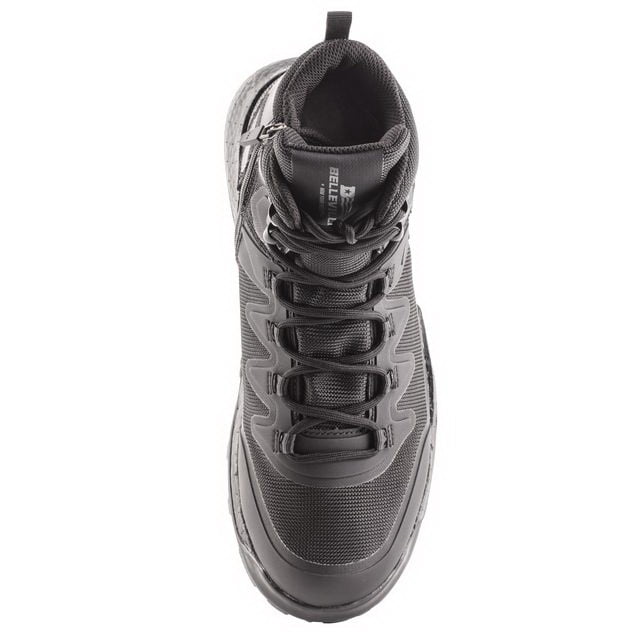 Amrap Belleville Black Side Zipper Army Boots Men’s 12W Belleville AMRAP Vapor Black Mid-Cut Tactical Training Boot  main image 3