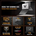 thumbnail image 3 of Laptop ASUS TUF Gaming A14 14" R9 32GB RAM 1TB SSD, 3 of 3