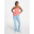 thumbnail image 2 of No Boundaries Asymmetrical Lace Tube Top, Women's XXS-XXL, 2 of 5