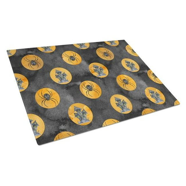 Panneau de Découpe en Verre de Cercles d'Halloween de Watecolor&44; Grand