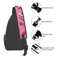 thumbnail image 4 of Sling Bag for Men, Cute Cake Strawberry Fanny Pack Crossbody Bags Shoulder Chest Bag, Small Gym Bag Anti Theft Crossbody Backpack Daypack for Travel Sports Running Hiking, 4 of 7