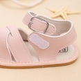 thumbnail image 6 of Meckior Baby Girl Sandals Infant Summer Soft Sole Shoe Anti-Slip Crib Shoes for First Walking 0-18 Months, 6 of 6