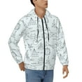 thumbnail image 4 of Zip Up Hoodies for Men - Math equation Print Long Sleeve Comfrt Men'S Fashion Hoodies & Sweatshirts, Jackets for Men Hoodies Pullover Clothing Clothes with Pouch, 4 of 5