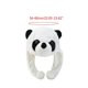 thumbnail image 3 of Adult Kids Cartoon Plush Panda Animal Beanie Hat with Pom Pom Ends Long Straps Thermal Warm Funny Stuffed Toy Earflap Cap Cosplay Party Props, 3 of 4