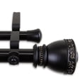 thumbnail image 2 of Kettle 1" Double Curtain Rod 160-240 inch - Black, 2 of 2