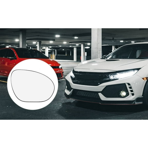 Unique Bargains Car Rearview Mirror Glass with Backing Plate Heated Right Side