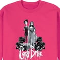 thumbnail image 2 of Corpse Bride - Tim Burton - Victor & Emily's Wedding - Men's Crew Neck Fleece Pullover, 2 of 4