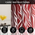 thumbnail image 4 of DaShan Ombre Red Blackout Curtains for Bedroom/Living Room,Abstract Grommet Darkening Window Drapes 42x63 Inch,2 Panels, 4 of 7