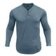 thumbnail image 4 of pstuiky Camisas de manga larga de invierno para hombre, Suéter deportivo informal de color liso con cuello redondo y botones para hombre, blusa de manga larga con cuello redondo m, 4 of 7