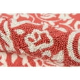 thumbnail image 2 of Momeni Indoor/Outdoor Floral Flowers & Plants Traditional Area Rugs, Red, 2 of 4