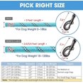 thumbnail image 3 of Dog Leash with Comfortable Padded Handle and Highly Reflective Threads for Small Medium and Large Dogs (5FT-1/2', Blue), 3 of 4