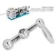 thumbnail image 4 of Manivela De Torno, Instalación Resbaladiza Torno Fácil De Usar De 3 Bolas Agarre Ergonómico Para Reparación, 4 of 7