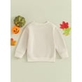 thumbnail image 5 of GXFC Toddler Girls Halloween Sweatshirt Clothes 6M 1T 2T 3T 4T Kids Girls Long Sleeve Face Print Pullovers Tops Halloween Funny Clothing Costume for Children Girls, 5 of 9
