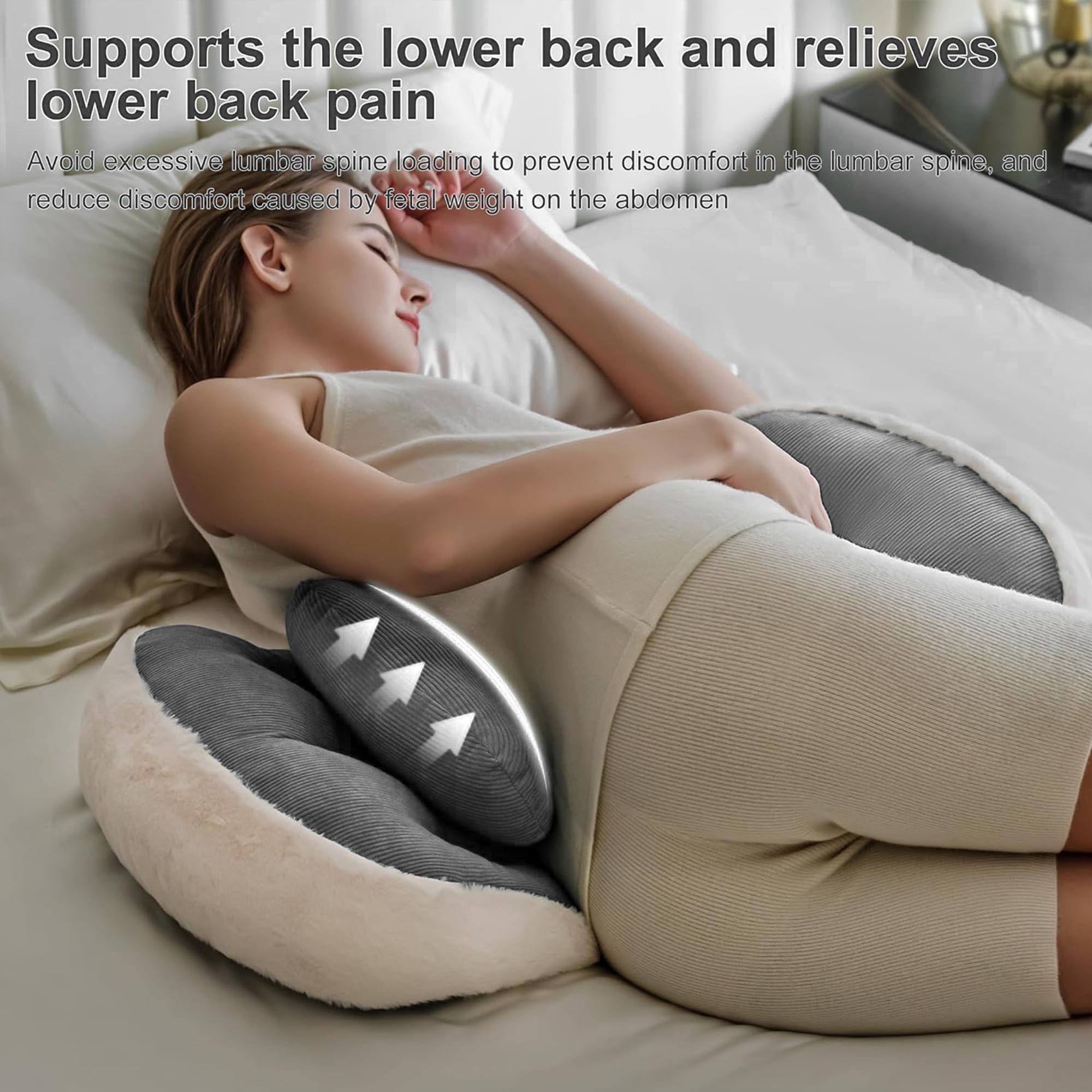 how to use a pregnancy pillow for back pain