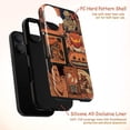 thumbnail image 4 of Vintage Halloween Horror Collage Phone Case, Retro Spooky Comic Style Protective Cover for iPhone 16 15 14 13 12 11 Pro Plus Mini, 4 of 6