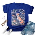 thumbnail image 3 of T-Shirts Stylés pour Femmes, Manches Courtes Décontractées, Col Rond, Haut avec Imprimé Unique pour le Quotidien et la Tenue, 3 of 3