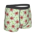 thumbnail image 2 of KLL Lilies Flowers Men's Cotton Boxer Briefs Underwear-Large, 2 of 8