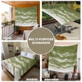 thumbnail image 6 of Sage Green Ombre Large Tapestry for Bedroom Wall Hanging Tapestry, Modern Moire Abstract Art Luxury Ceiling Backdrop Tapestries Poster Blanket Wall Decor for Teens Room Living Room Dorm 86" x 104", 6 of 8