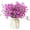 Purple, variant on HAOSHICS 10Pcs Artificial Spring Grass Orchid,Fake Silk Flower Bunches,UV Resistant Floral for Outdoor Indoor Home Garden Office Wedding Patio Vase Decor (rose red)