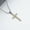 Gold Silver color, variant on 14K Yellow Gold Jesus Cross Pendant Necklace with  Forever Eternity Reignitions Amulet Jewelry B360
