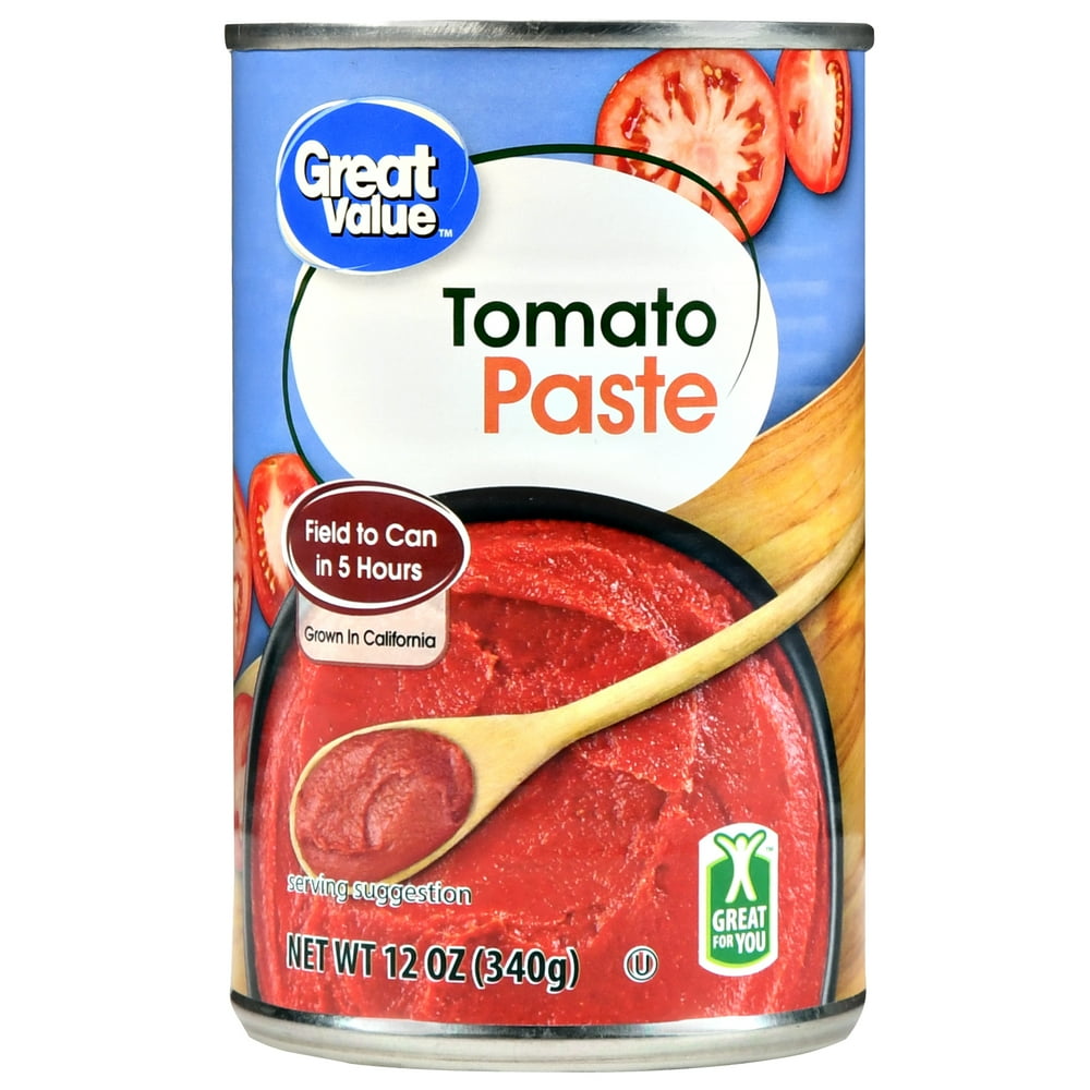 Great Value Tomato Paste, 12 oz