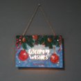 thumbnail image 1 of Christmas Bookshelf Table LED Pendant Premium Material Portable Door Sign for Holiday Parties Gate Decor, 1 of 4