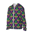 thumbnail image 2 of Easygdp Mardi Gras Carnival3 Lightweight Long Sleeve Sun Shirt Sports long-Sleeved Sun Protective Clothing, Quick Drying Breathable - Medium, 2 of 9