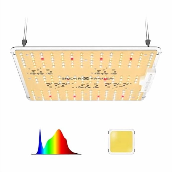 Lámpara LED de cultivo Spider Farmer SF600 de espectro completo, 60 W