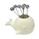 thumbnail image 4 of Juego de tenedores para frutas Macarena Soporte de tenedores de acero inoxidable lechoso, 4 of 8