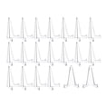 thumbnail image 1 of 20 Pcs Triangle Acrylic Easel Stands for Display Mini Picture Frame Stand Plate Holders Photo Holder Stand, 1 of 7