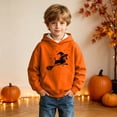 thumbnail image 6 of BaoFuBaoMei Hoodie for Boys Girls Pullover Halloween Ghost Long Cuffed Sleeve Sweatshirt Tops with Pockets Fleece Lined Loose Hooded Fall Clothing for Daily Wear School Party Classroom Celebration, 6 of 8