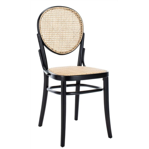 Sonia Cane Dining Chair in Black and Natural - Set of 2 - Walmart.com - Walmart.com