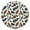 Abstract, variant on Tropical Peach Pattern Tablecloth Pink Juicy Fruit Print Cute Cartoon Style for Modern Aesthetic Dining