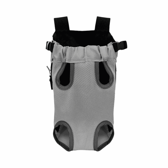 Breathable Mesh Pet Front Carrier, Double Shoulder Portable Dog Carrier Backpack with Adjustable Straps, Lightweight Front Pet Carrier for Small Dogs Cats