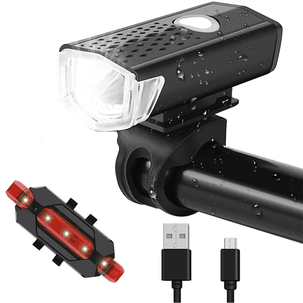 ZUMUSEN Bike Light Set, Front and Back Lights, Bicycle Accessories for ...