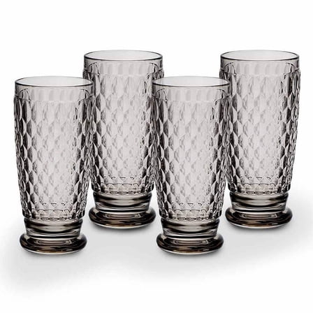 13.5 oz. Boston Smoke Tumbler Glass Set (Set-4)