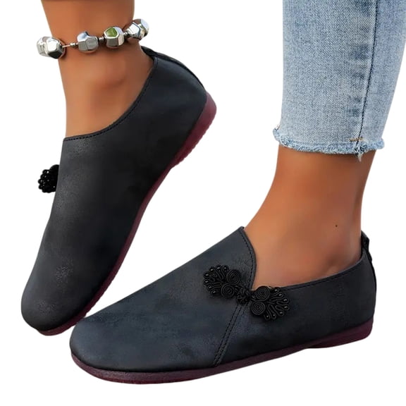 Loafers Shoes For Women Leather Loafers Dress Shoes