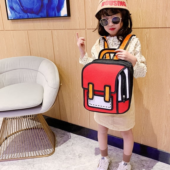 Large Capacity Backpack for Primary School Students, Ergonomic Design with Adjustable Shoulder Straps for School, Travel & Daily Use