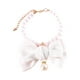 thumbnail image 1 of Collar de la perla del gato con el lazo elegante collar ajustable de la perla con el lazo conveniente para los gatos de interior y los perros pequeños, 1 of 4