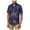 Blue - navyblue, variant on Club Room Mens Floral Sketch Button Up Shirt, Blue, Small